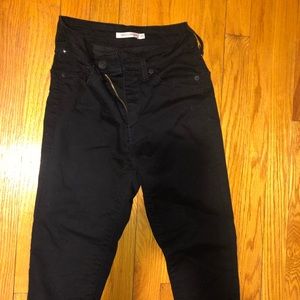 High waisted Levi Strauss jeans